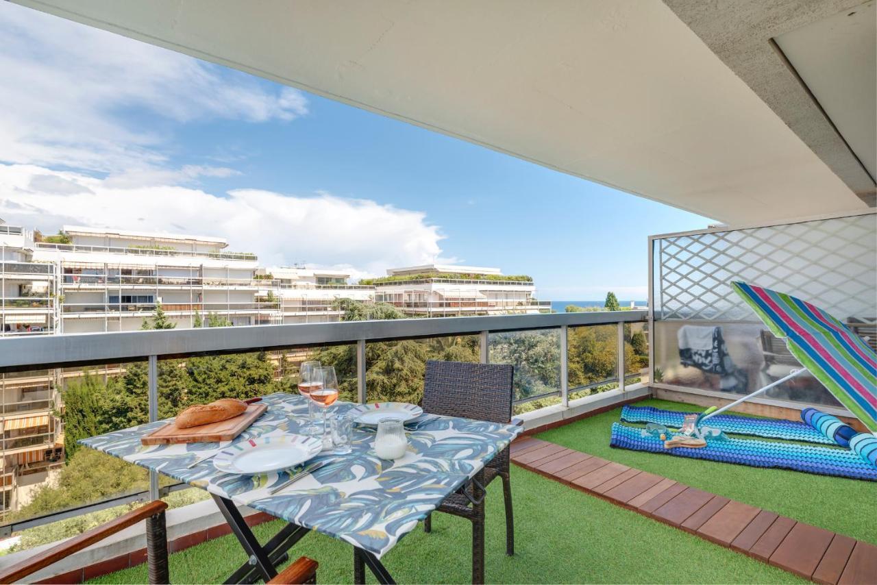 Coup De Coeur! Vue Mer! Terrasse Dangle! Antibes Exterior foto